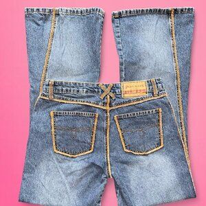 Paris Blues vintage 90s y2k low rise flare jeans hippie baddie boho fairycore